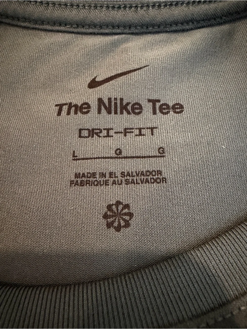Nike Kid’s Dark Green Dri-FIT Performance Tee - L